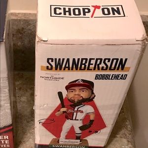 Braves SGA Swansberson Bobblehead. New in box
